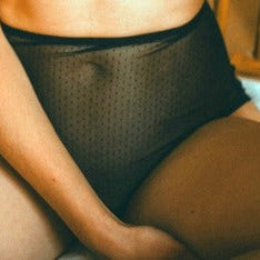 CULOTTE HAUTE SOLÈNE PLUMETIS (⁓45€)